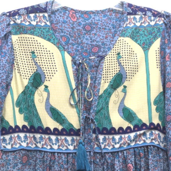 🎉Host Pick!🎉 Opal Maxi DRESS Blue Xanada NEW - Picture 5 of 5